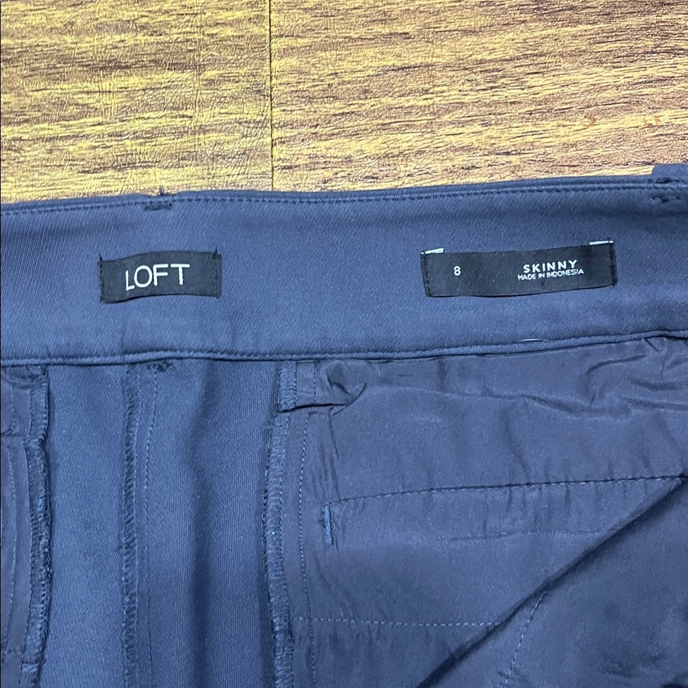 LOFT Charcoal Dress Pants - Picture 2 of 5